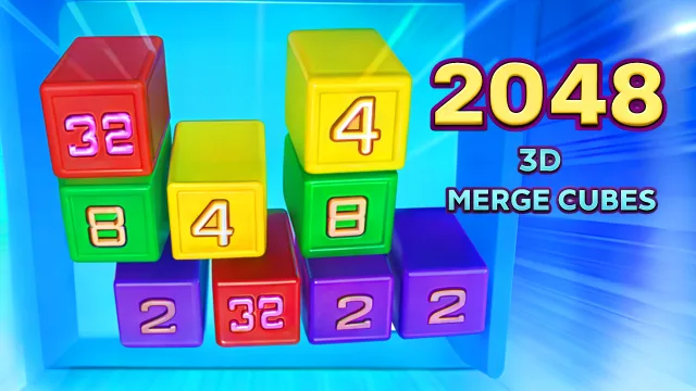 2048 3D: Birleştirme Küpler oyununun kapağı