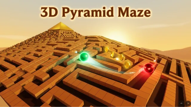 3D Pyramid Labirent oyununun kapağı