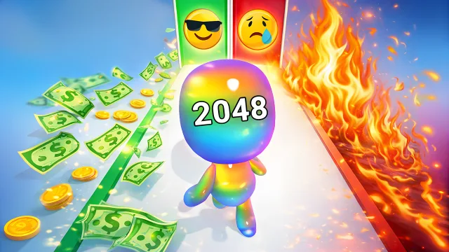 Adam Koşucu 2048 oyununun kapağı