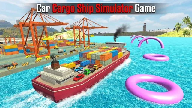 Araba Cargo Gemi Simülatörü Oyunu oyununun kapağı
