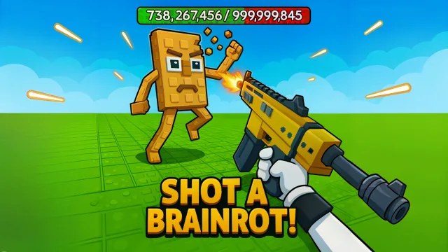 Atış Brainrot oyununun kapağı