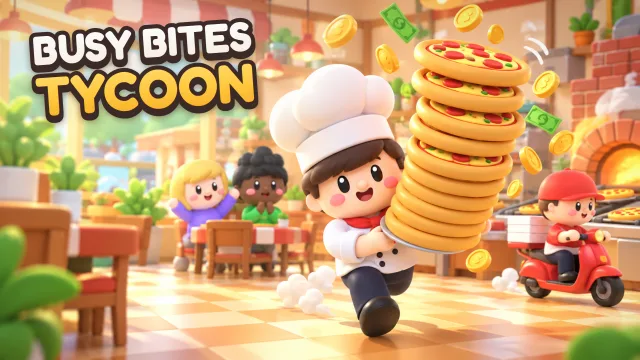 Busy Bites İşletme oyununun kapağı