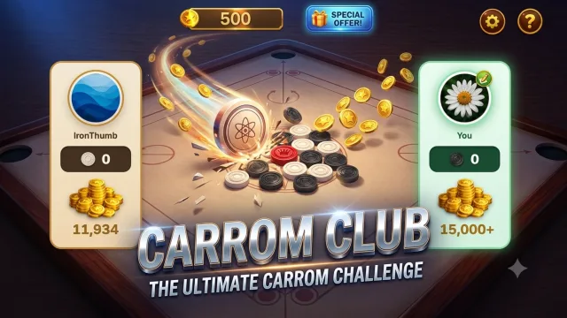 Carrom Kulüp oyununun kapağı