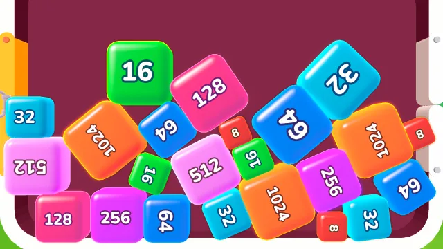 Çılgınlığı Küpler: Düşürme Sayı 2048 oyununun kapağı