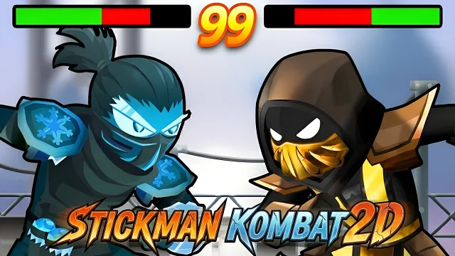 Çöp Adam Kombat 2D oyununun kapağı