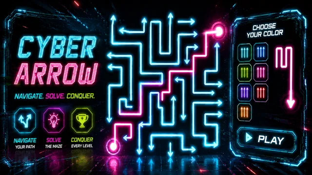 Cyber Oklar: Zeka Bulmaca Oyunu oyununun kapağı