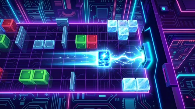 Cyberpunk Blok Bulmaca oyununun kapağı