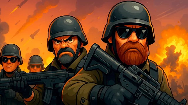 Darbe Force: Aksiyon Platformer oyununun kapağı