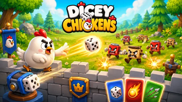 Dicey Chickens oyununun kapağı