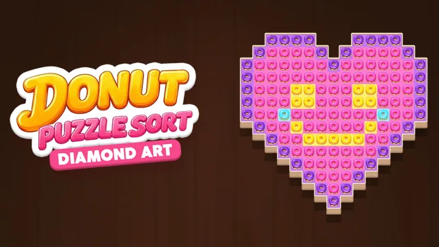 Donut Sanat: Bulmaca Elmas Oyunu oyununun kapağı
