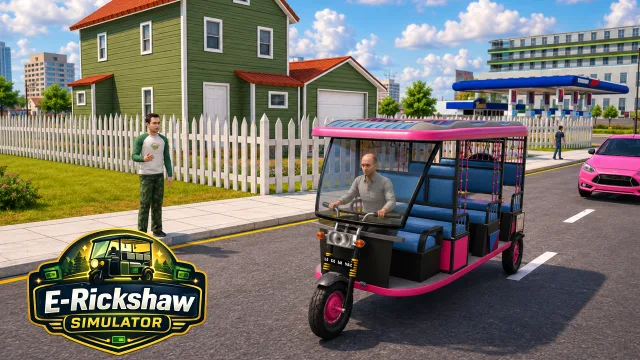 E-Rickshaw Simülatörü oyununun kapağı