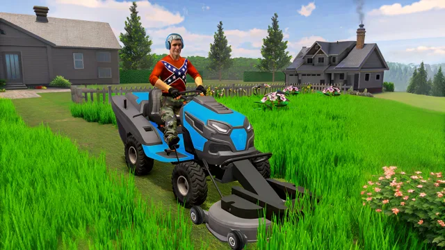 Efsane Lawn Mowing Simülatörü: Mower Ustası oyununun kapağı