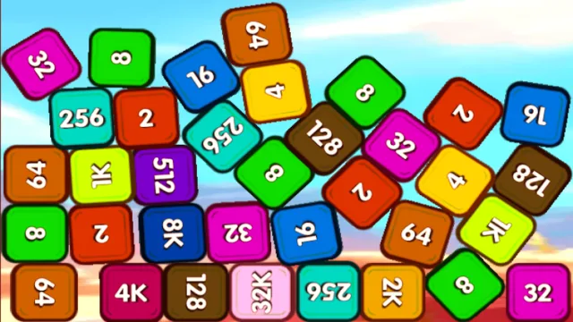 Eğlenceli Küpler 2048 oyununun kapağı