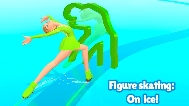 Figure Skating: Üzerinde Buz oyununun kapağı
