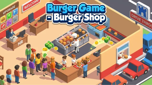 Hamburger Oyunu - Hamburger Dükkan oyununun kapağı