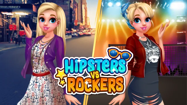 Hipsters Ve Rockers oyununun kapağı
