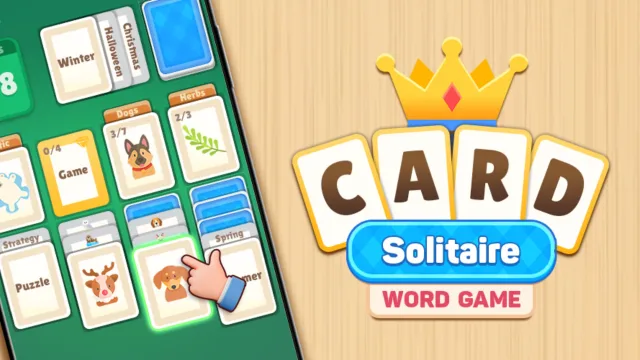 Kart Solitaire: Kelime Oyunu oyununun kapağı