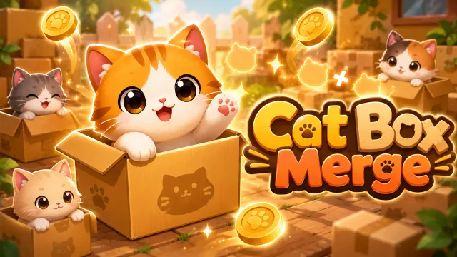 Kedi Kutu Birleştirme oyununun kapağı