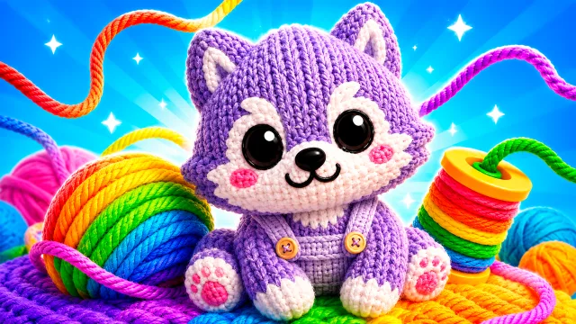 Knit Döngü: Yarn Bulmacası Bulmaca oyununun kapağı