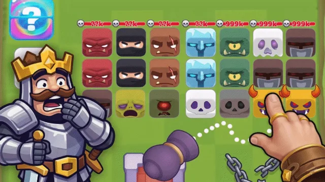 Krallar Savunma: Roguelike oyununun kapağı