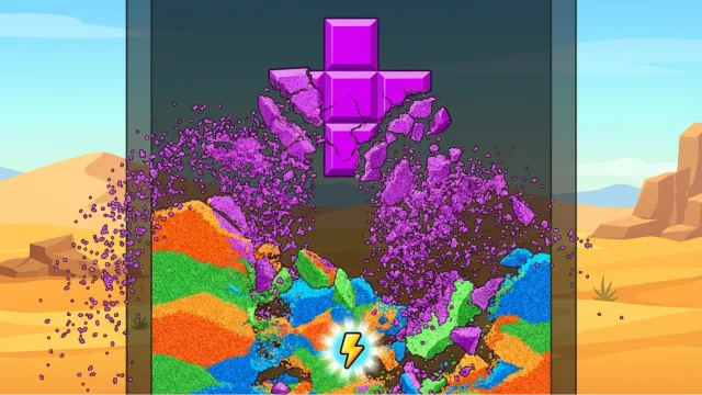 Kum Tetris Pro oyununun kapağı