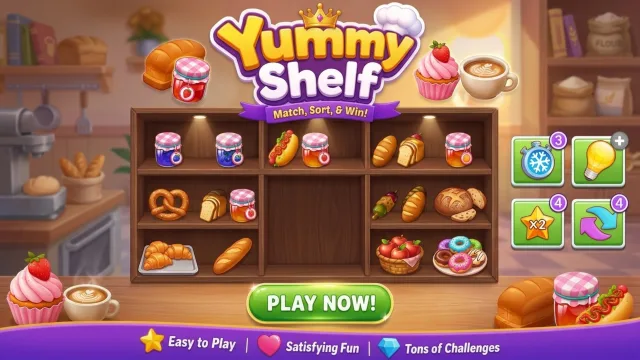 Lezzetli Shelf oyununun kapağı