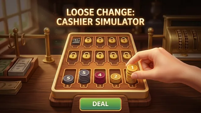 Loose Change: Kasiyer Simülatörü oyununun kapağı