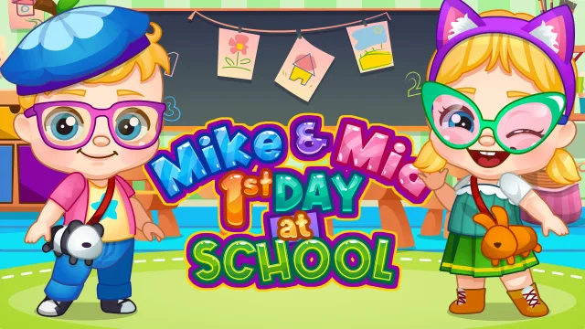 Mike Ve Mia 1St Gün Okul oyununun kapağı