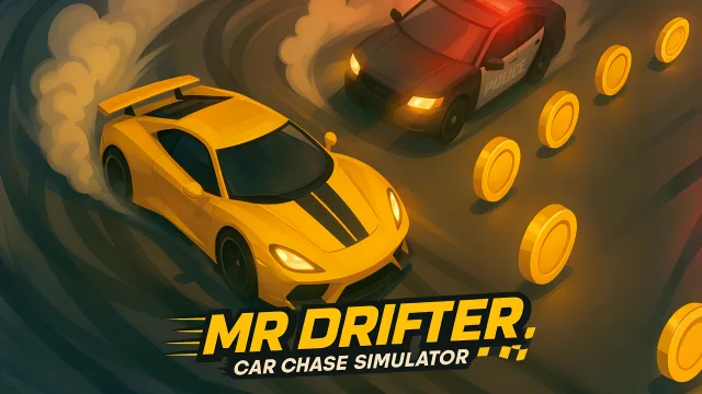 MR. Drifter: Araba Kovalamaca Simülatörü oyununun kapağı
