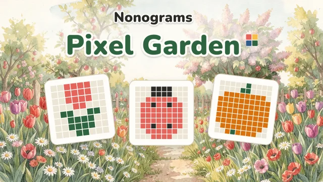 Nonograms: Piksel Bahçe oyununun kapağı