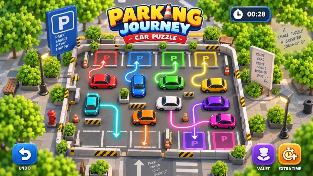 Park Etme Journey Araba Bulmaca oyununun kapağı