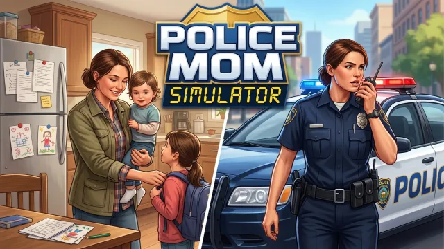 Polis Anne Simülatörü oyununun kapağı