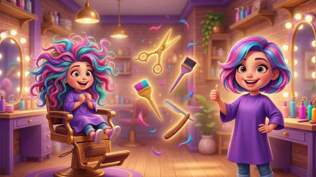 Saç Salon 3D oyununun kapağı
