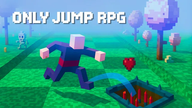 Sadece Zıplama RPG oyununun kapağı