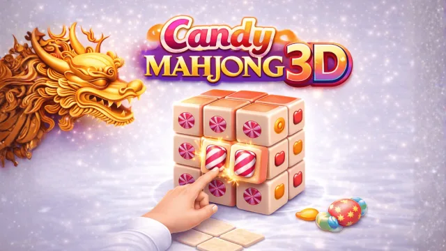 Şeker Mahjong 3D oyununun kapağı