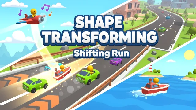 Şekil Transforming: Dönüşüm Koşu oyununun kapağı