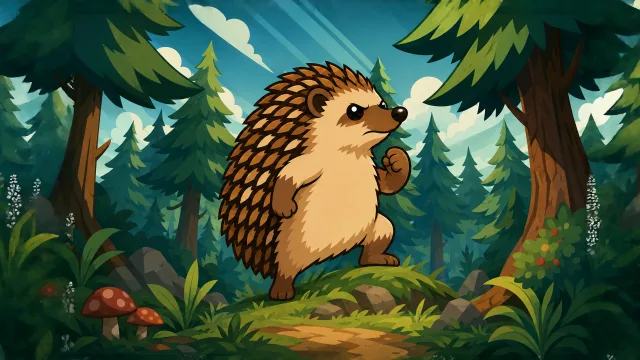 Şişman Hedgehog Boris oyununun kapağı