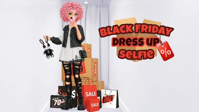 Siyah Cuma Giydirme Selfie oyununun kapağı