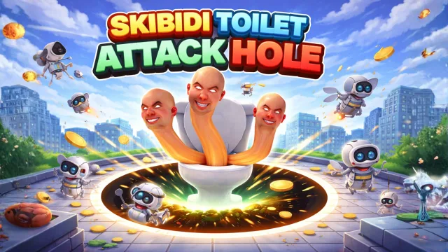 Skibidi Tuvalet: Saldırı Delik oyununun kapağı