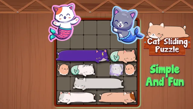 Slidey: Sliding Kedi Bulmaca oyununun kapağı