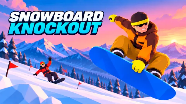 Snowboard Knockout: Yarış Oyunu oyununun kapağı