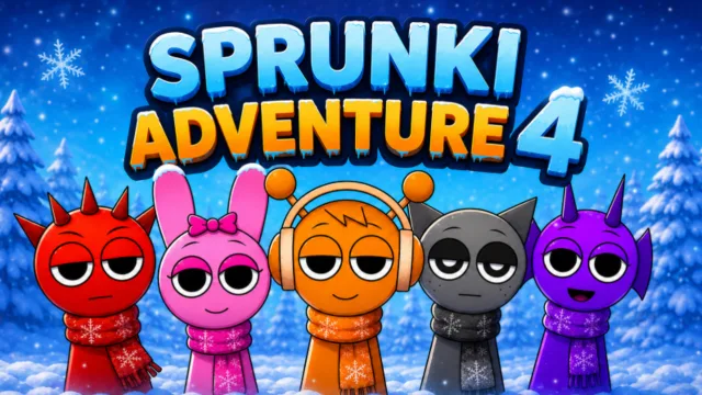 Sprunki Macera 4 oyununun kapağı