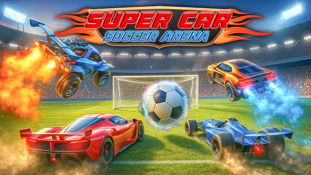 Süper Araba Futbol Arena oyununun kapağı