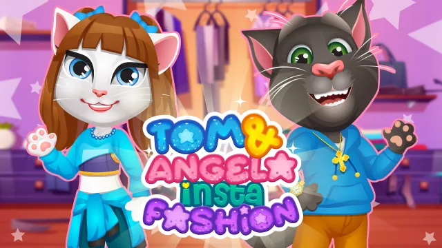 Tom Ve Angela Insta Moda oyununun kapağı