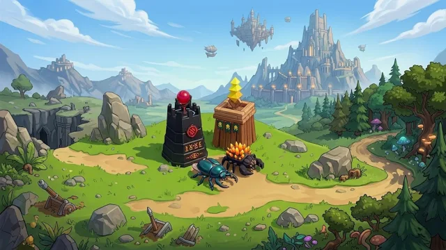 Towers 505 oyununun kapağı