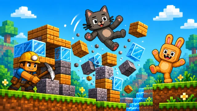 Toybox: Piksel Dünya Serbest Dünya oyununun kapağı