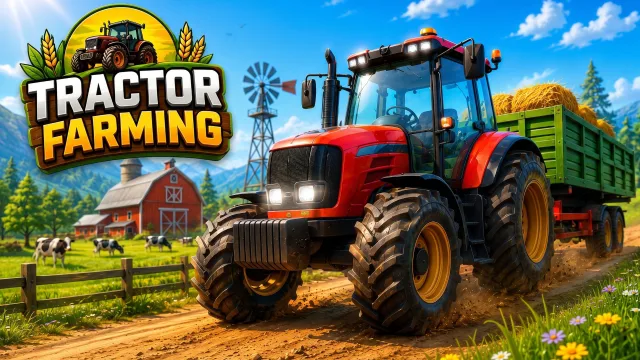 Tractor Çiftçilik Farmer Yaşam Oyunu oyununun kapağı