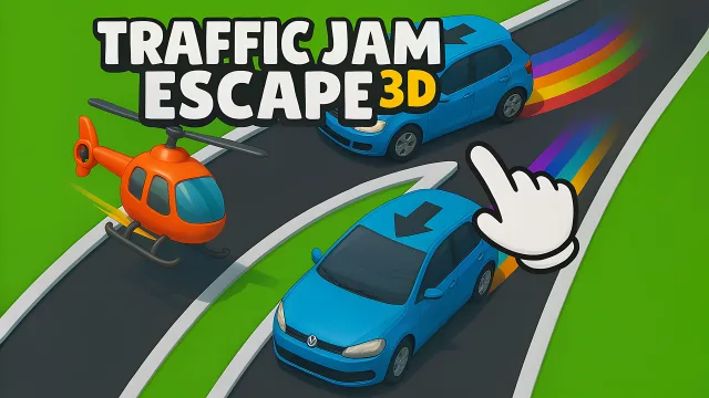 Trafik Bulmacası Kaçış 3D oyununun kapağı
