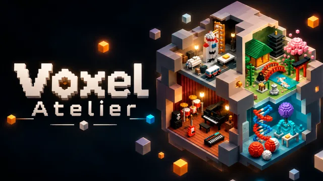 Voksel Atelier oyununun kapağı